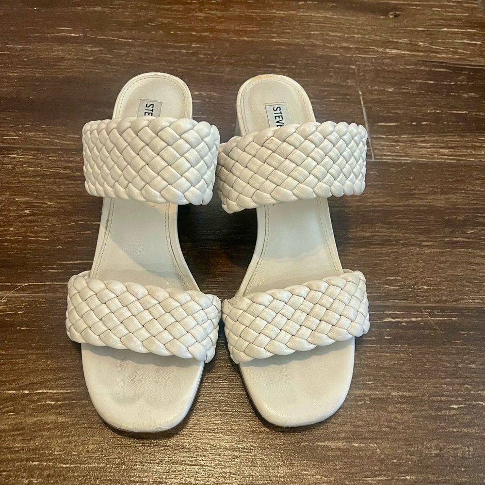 FINAL PRICE - Size 10 Steve Madden braided heels 🍦